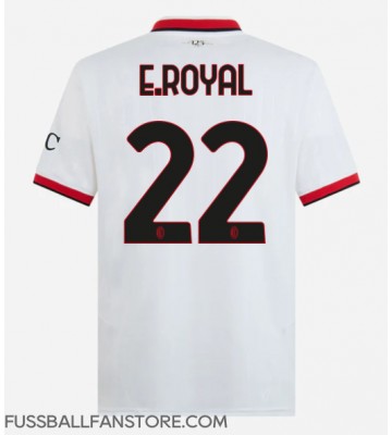 AC Milan Emerson Royal #22 Replik Auswärtstrikot 2024-25 Kurzarm